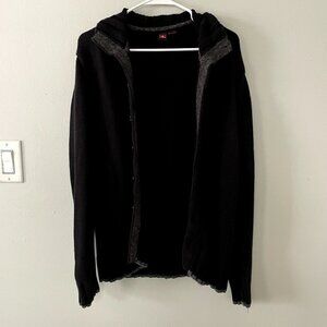 4 You large cotton knit full button down sweater casual thick comfortable warm